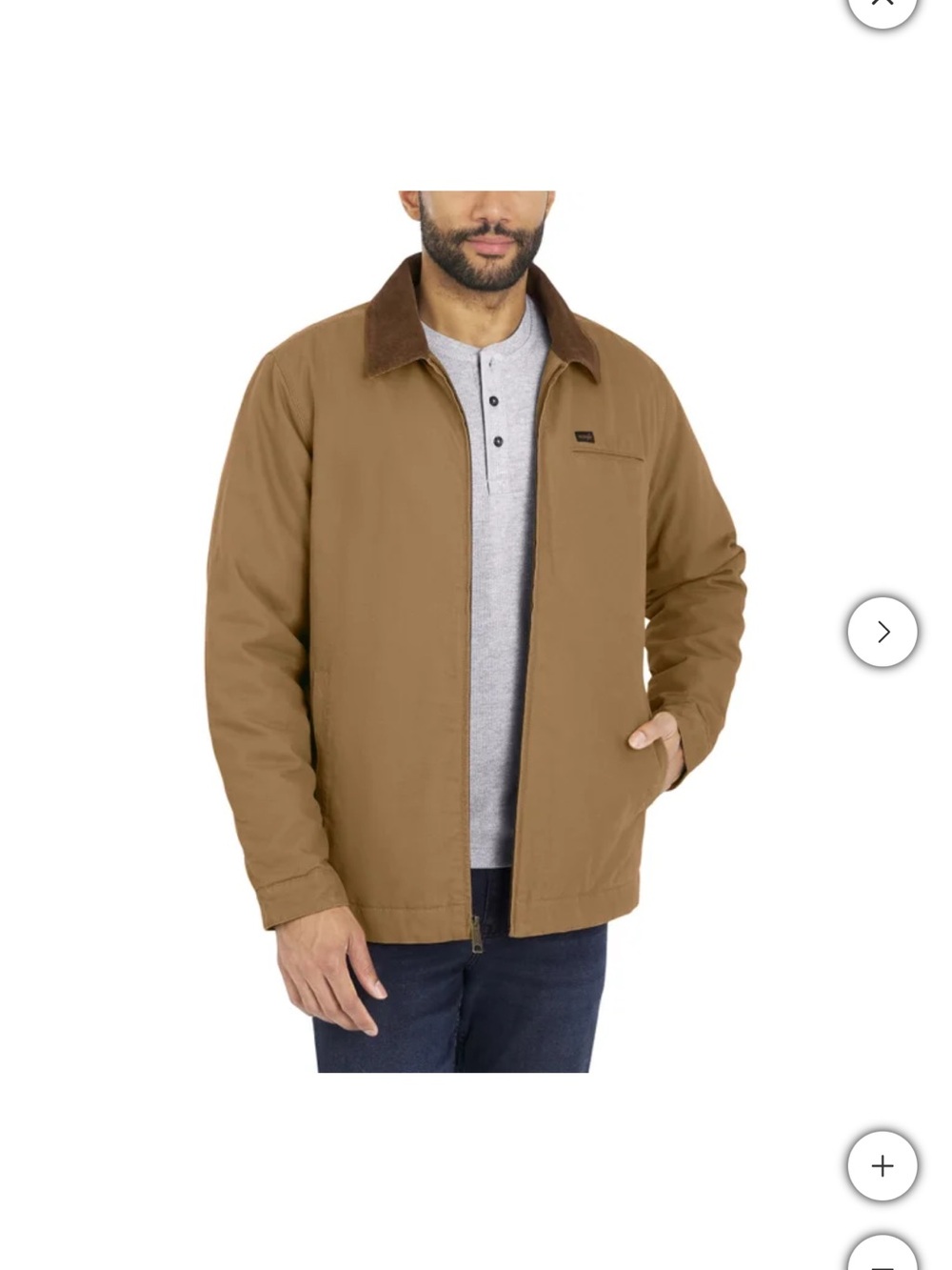 Wrangler Men’s Glenrock Canvas Work Jacket